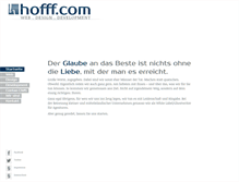 Tablet Screenshot of hofff.com